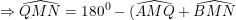 \small \Rightarrow \widehat{QMN}=180^0-(\widehat{AMQ}+\widehat{BMN})